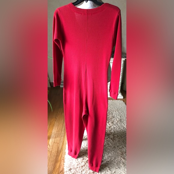 Victoria's Secret Red Waffle Onsie - Picture 6 of 6